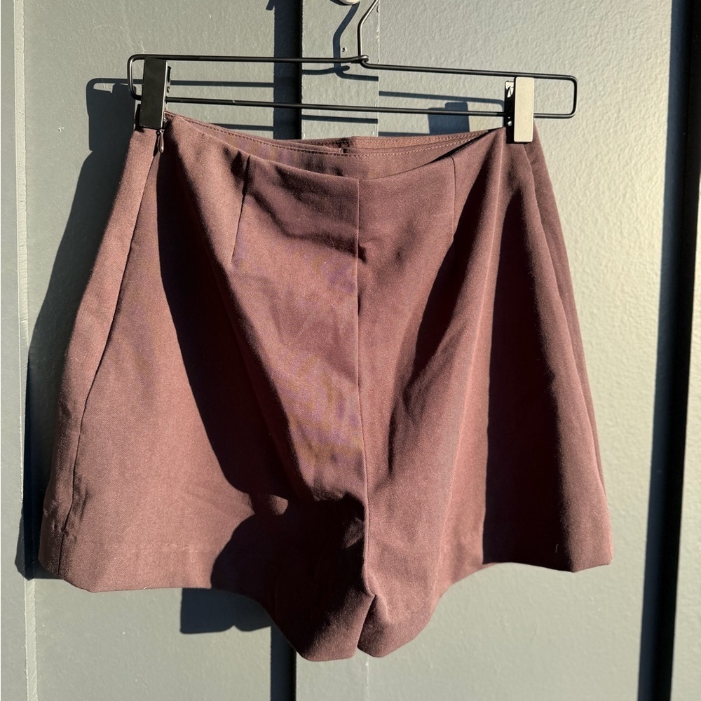 Elegant Brown Double-Breasted Women's Blazer & Wrap Skort NWT - Picture 12 of 14